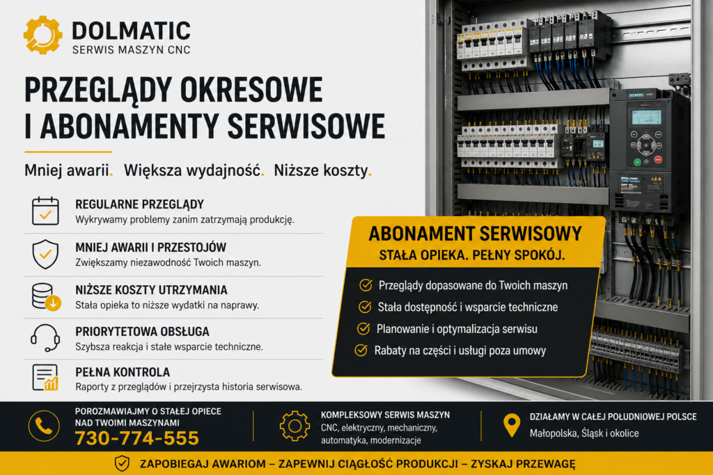 Przeglądy okresowe maszyn przemysłowych